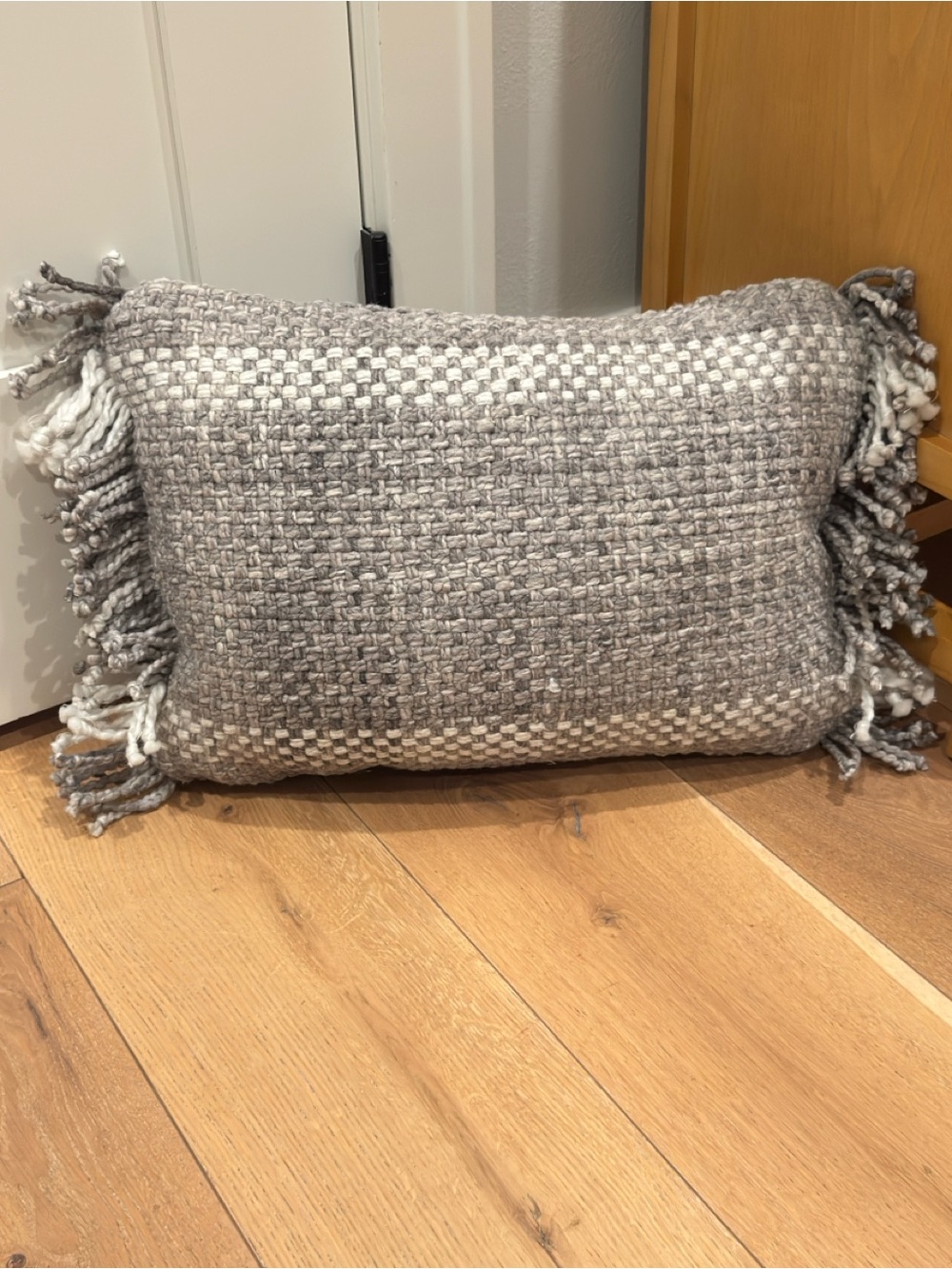 Pottery Barn Ixora Outdoor  Lumbar Textured Durable Pillow